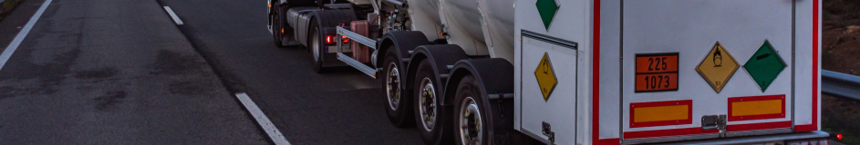 Dangerous goods in truck