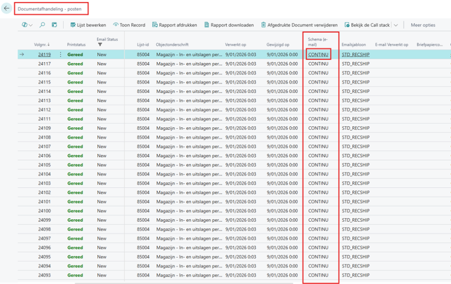 Open e-mail via documentafhandeling - posten