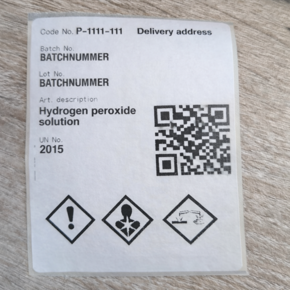 Label Pictogrammen DG