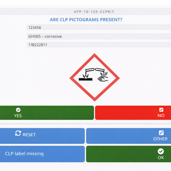 Pictogram DG in scanner